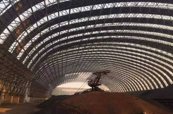 洪湖概述原料场封闭技术的特点和类型